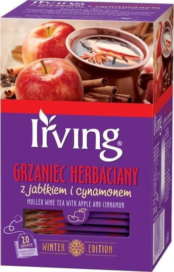 Herbata czarna Irvigin grzaniec jabłko z cynamonem 40 g Irving
