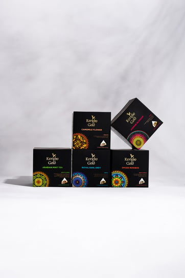 Herbata czarna KERICHO Darjeeling 150 piramidek Kericho Gold