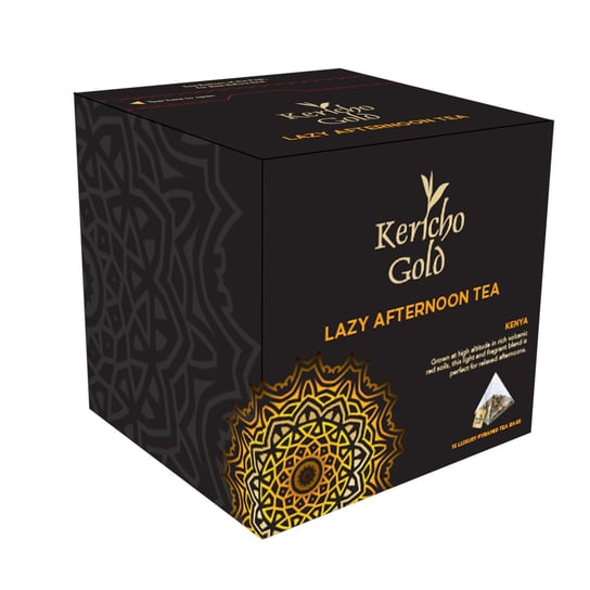 Herbata czarna KERICHO Lazy Afternoon Tea 150 piramidek Kericho Gold