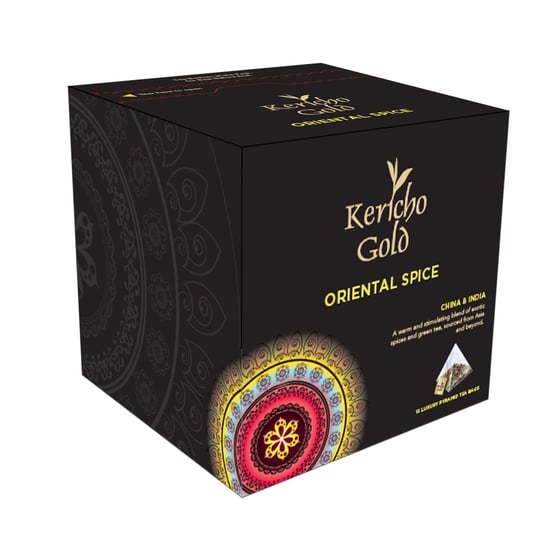 Herbata czarna KERICHO Oriental Spice 15 piramidek Kericho Gold