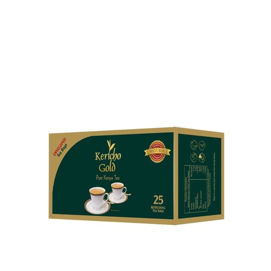 Herbata czarna KERICHO Pure Kenya Tea 25 saszetek Kericho Gold
