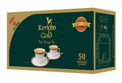 Herbata czarna KERICHO Pure Kenya Tea 50 saszetek Kericho Gold