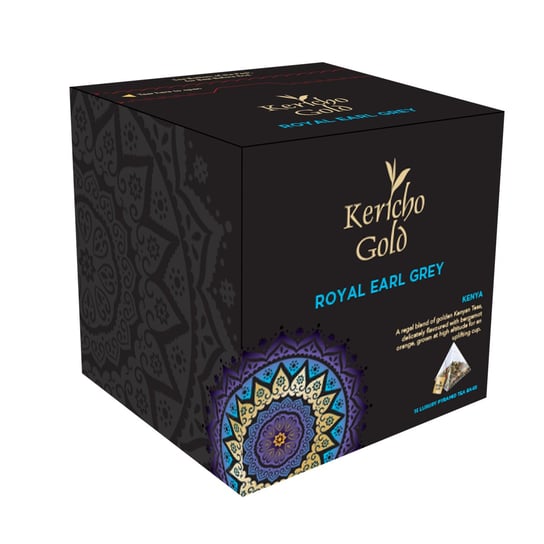Herbata czarna KERICHO Royal Earl Grey 15 piramidek Kericho Gold