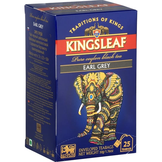 Herbata czarna Kingsleaf z bergamotką 25 szt. Kingsleaf