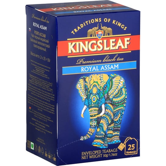 Herbata czarna Kingsleaf z pomarańczą 25 szt. Kingsleaf
