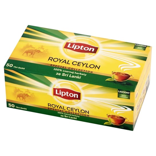 Herbata czarna Lipton Black Tea Royal Ceylon, 100 g, 50 szt. Lipton