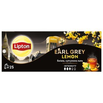 Herbata czarna Lipton Earl Grey z cytryną 25 szt. Lipton