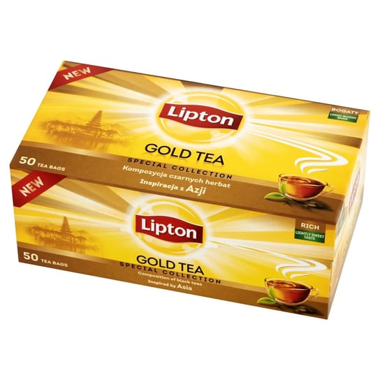 Herbata Czarna Lipton Gold Tea, 75 G, 50 Szt. - Lipton | Sklep EMPIK.COM