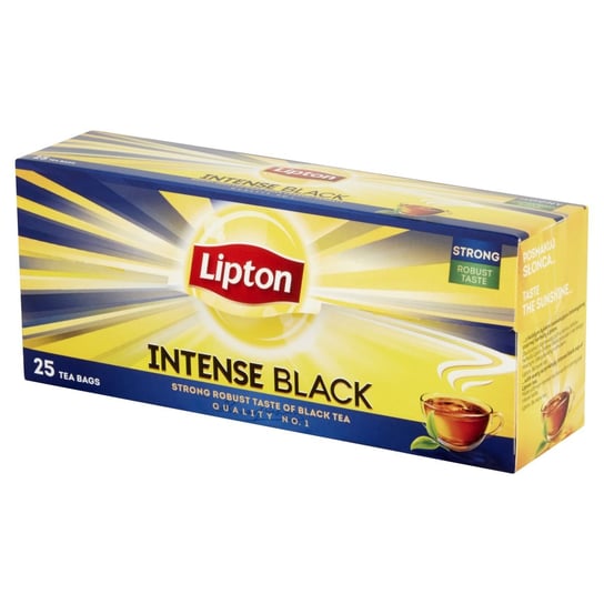 Herbata czarna Lipton Intense Black, 57,5 g, 25 szt. Lipton