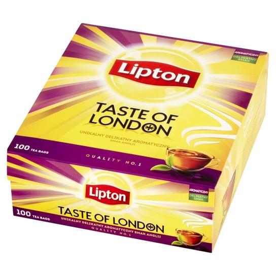 Herbata czarna Lipton Taste of London, 200 g, 100 szt. Lipton