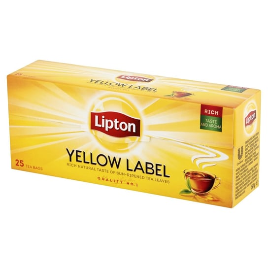 Herbata czarna Lipton Yellow Label 25 szt. Lipton