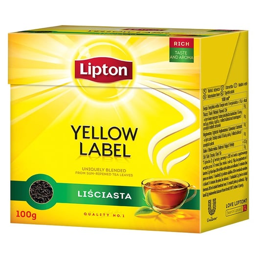 Herbata czarna Lipton Yellow Label liściasta 100 g Lipton