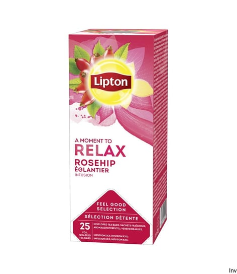 Herbata czarna Lipton z dziką różą 25 szt. Lipton