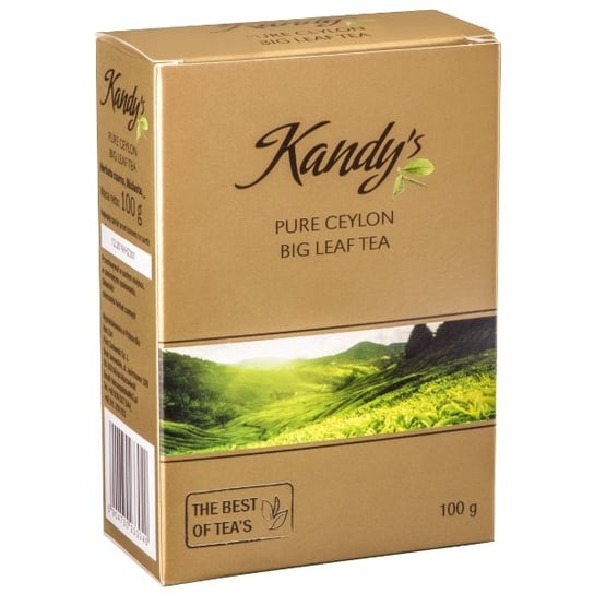 Herbata czarna, liściasta KANDYS Pure Ceylon Big Leaf Tea, 100 g Kandy's