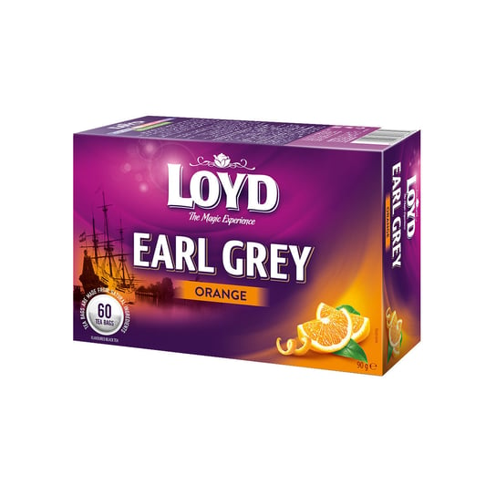 Herbata czarna Loyd Earl Grey Pomarańczowa 60 torebek Loyd Tea