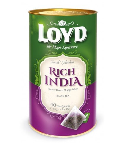 Herbata czarna LOYD Rich India w puszce 40 torebek Loyd Tea