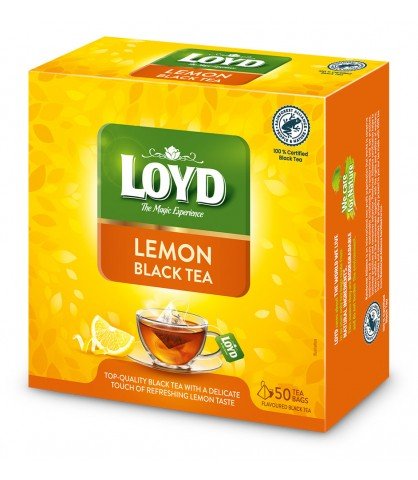 Herbata czarna Loyd Tea cytrynowa 50 szt. Loyd Tea