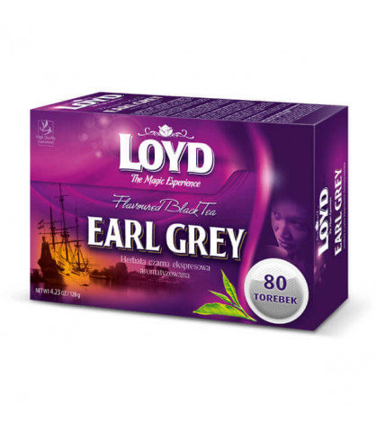 Herbata czarna Loyd Tea Earl Grey 80 szt. Loyd Tea
