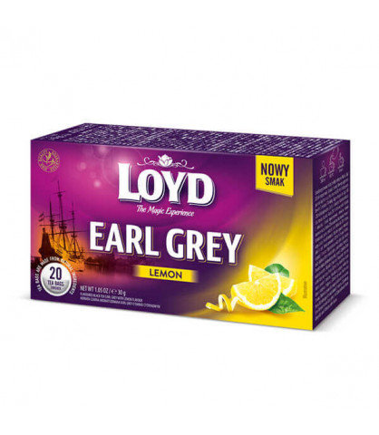 Herbata czarna Loyd Tea Earl Grey z cytryną 20 szt. Loyd Tea