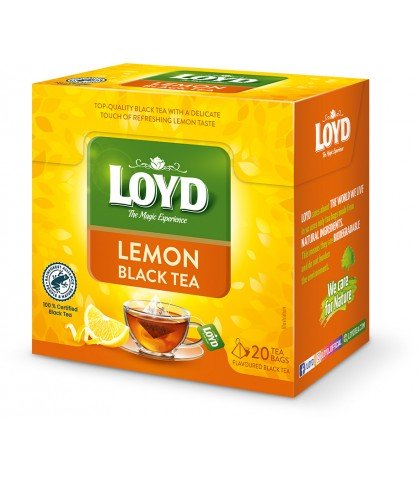 Herbata czarna Loyd Tea z cytryną 20 szt. Loyd Tea