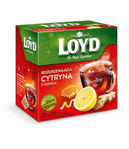 Herbata czarna Loyd Tea z imbirem 20 szt. Loyd Tea