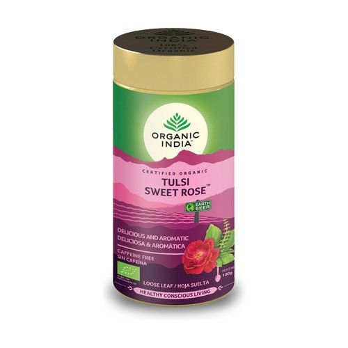 Herbata czarna Organic India różana 100 g Organic India