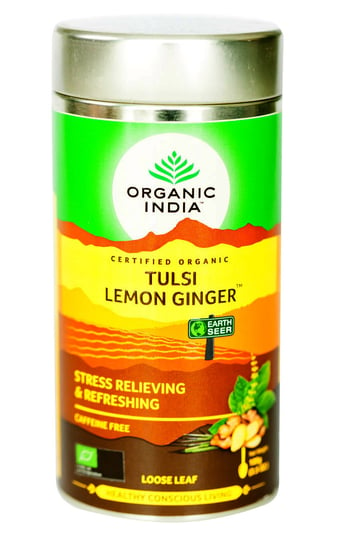 Herbata czarna Organic India z cytryną i imbirem 100 g Organic India