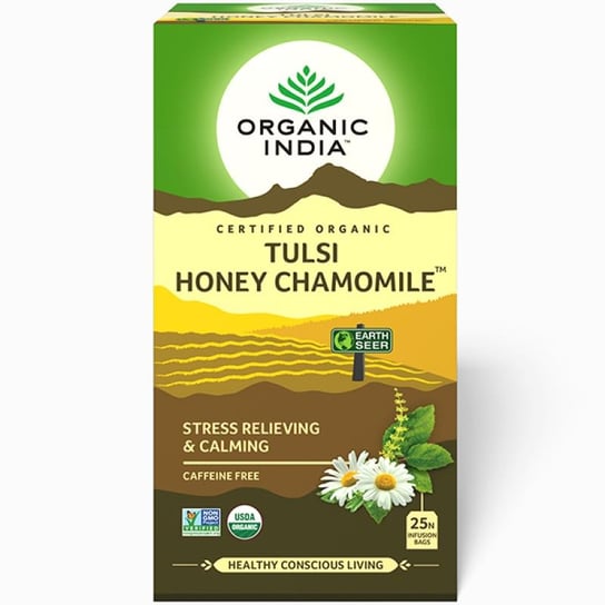 Herbata czarna Organic India z miodem i rumiankiem 25 szt. Organic India