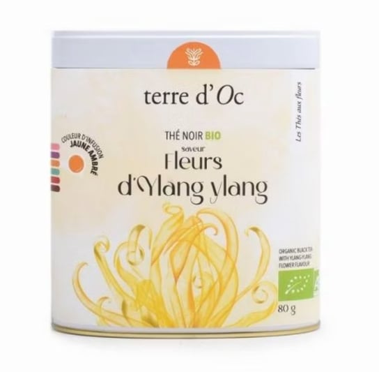 Herbata Czarna Organiczna 80 G Ylang-Ylang Terre D'Oc Terre D'oc
