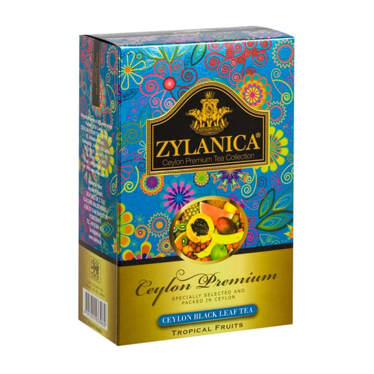 Herbata Czarna Owocowa Liściasta Zylanica Premium Black Tea Tropical Pieces Fbop 100 G Zylanica
