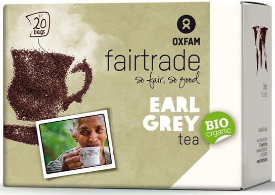 Herbata czarna Oxfam Fair Trade z bergamotką 20 szt. Oxfam Fair Trade