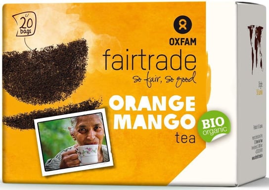 Herbata czarna Oxfam Gair Trade z mango i pomarańczą 20 szt. Oxfam Fair Trade