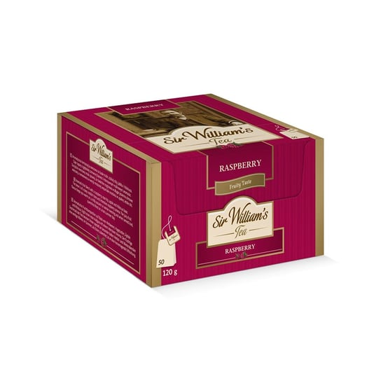 Herbata czarna Sir William's Tea malinowa 50 szt. Sir William's Tea