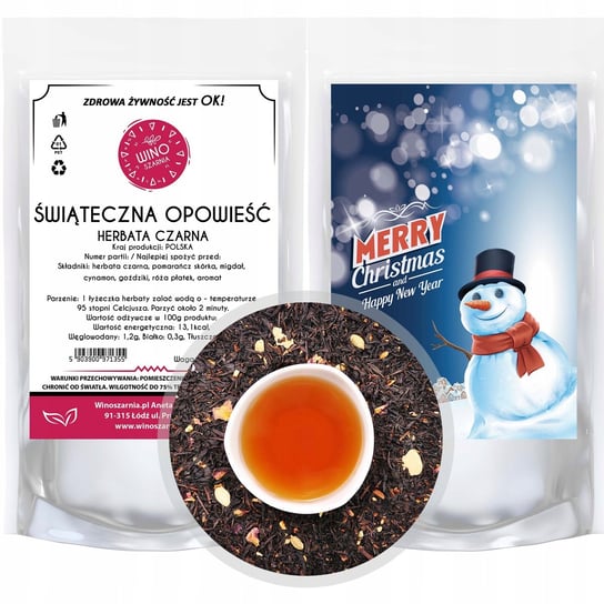 Herbata Czarna Świąteczna Opowieść - 50G Winoszarnia