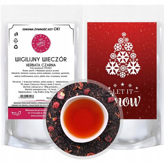 Herbata Czarna Świąteczna Wigilijny Wieczór - 50G Winoszarnia
