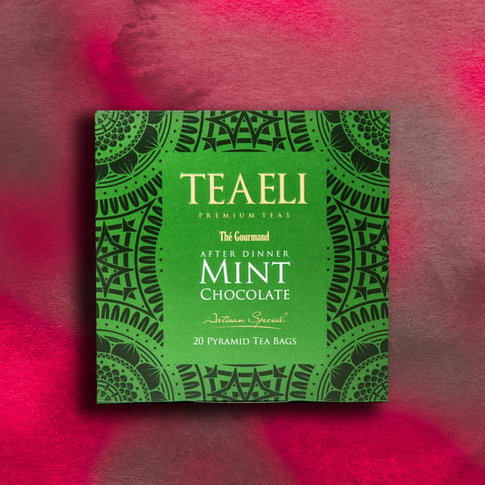 Herbata czarna TEAELI After Dinner Mint Chocolate, 20 sztuk, 36 g TeaEli