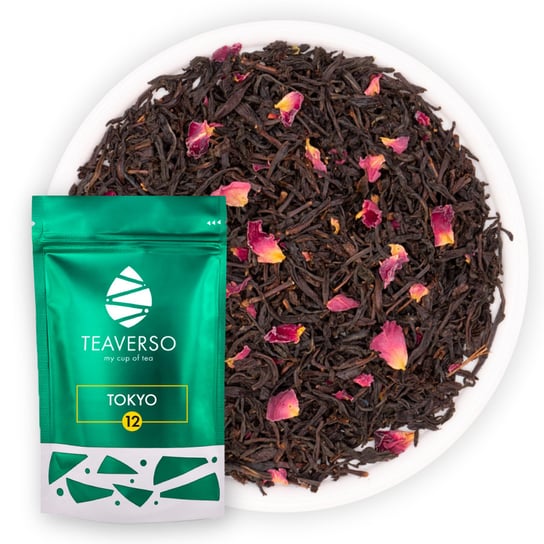 Herbata czarna Teaverso Earl Grey różany 50 g TEAVERSO