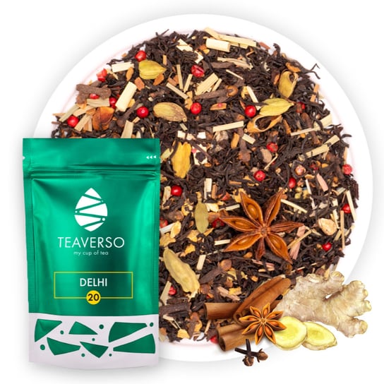 Herbata czarna Teaverso z trawą cytrynową 100 g TEAVERSO