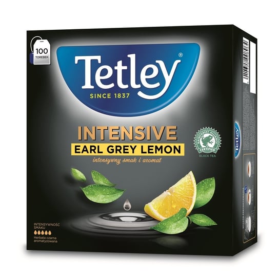 Herbata czarna Tetley Earl Grey cytrynowa 100 szt. Tetley