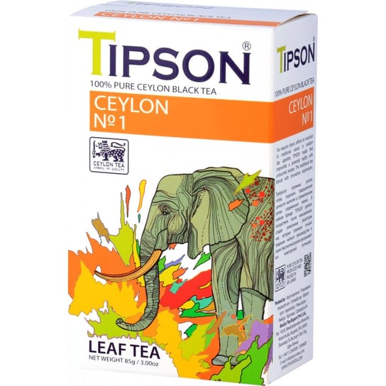Herbata czarna Tipson cejlońska liściasta 85 g Tipson