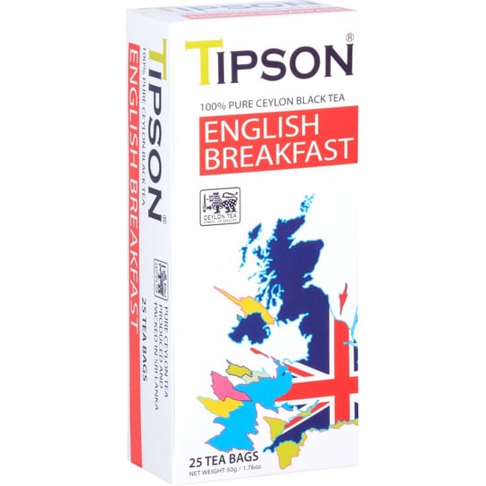 Herbata czarna Tipson English Breakfast 25 szt. Tipson