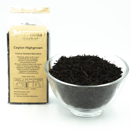 Herbata czarna Wyborna Herbata cejlońska 50 g Wyborna Herbata