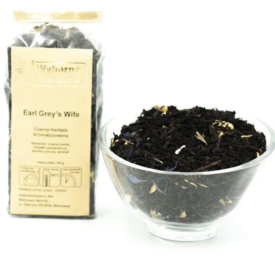 Herbata czarna Wyborna Herbata Earl Grey 50 g Wyborna Herbata