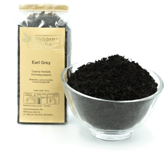 Herbata czarna Wyborna Herbata Earl Grey z bergamotką 50 g Wyborna Herbata