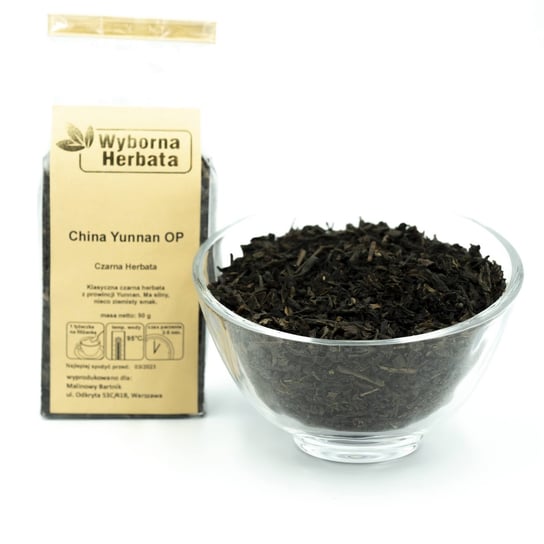 Herbata czarna Yunnan 50 g Wyborna Herbata