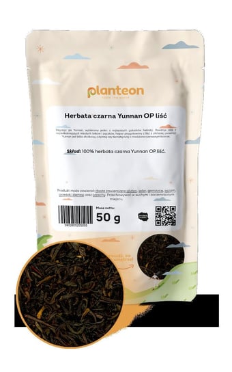 Herbata czarna Yunnan OP liść 500g Planteon