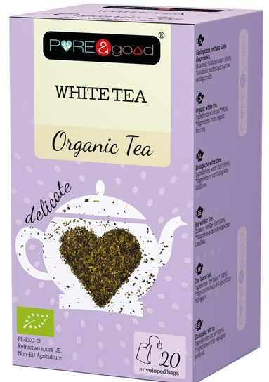 Herbata ekologiczna White Tea 36g Pure&Good