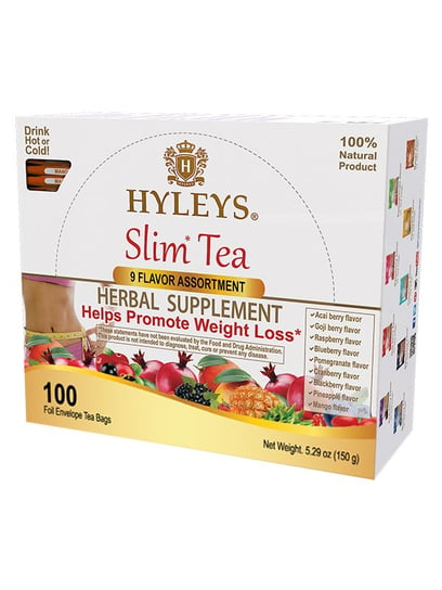 Herbata Hyleys Slim Tea Assortment 9 smaków 100 kopert Inna marka