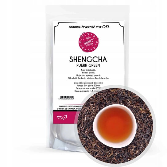 Herbata liściasta Puerh Green SHENGCHA sencha - 100g Winoszarnia