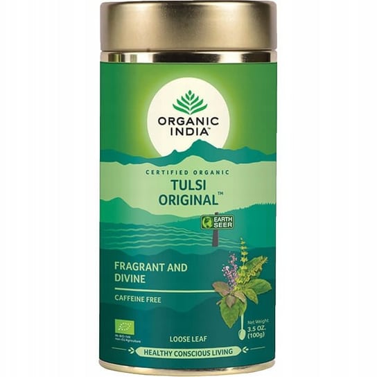 Herbata liściasta Tulsi Original Organic India 100g Inny producent